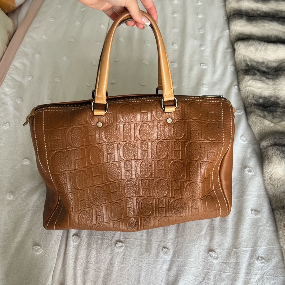 Carolina Herrera leather hand bag